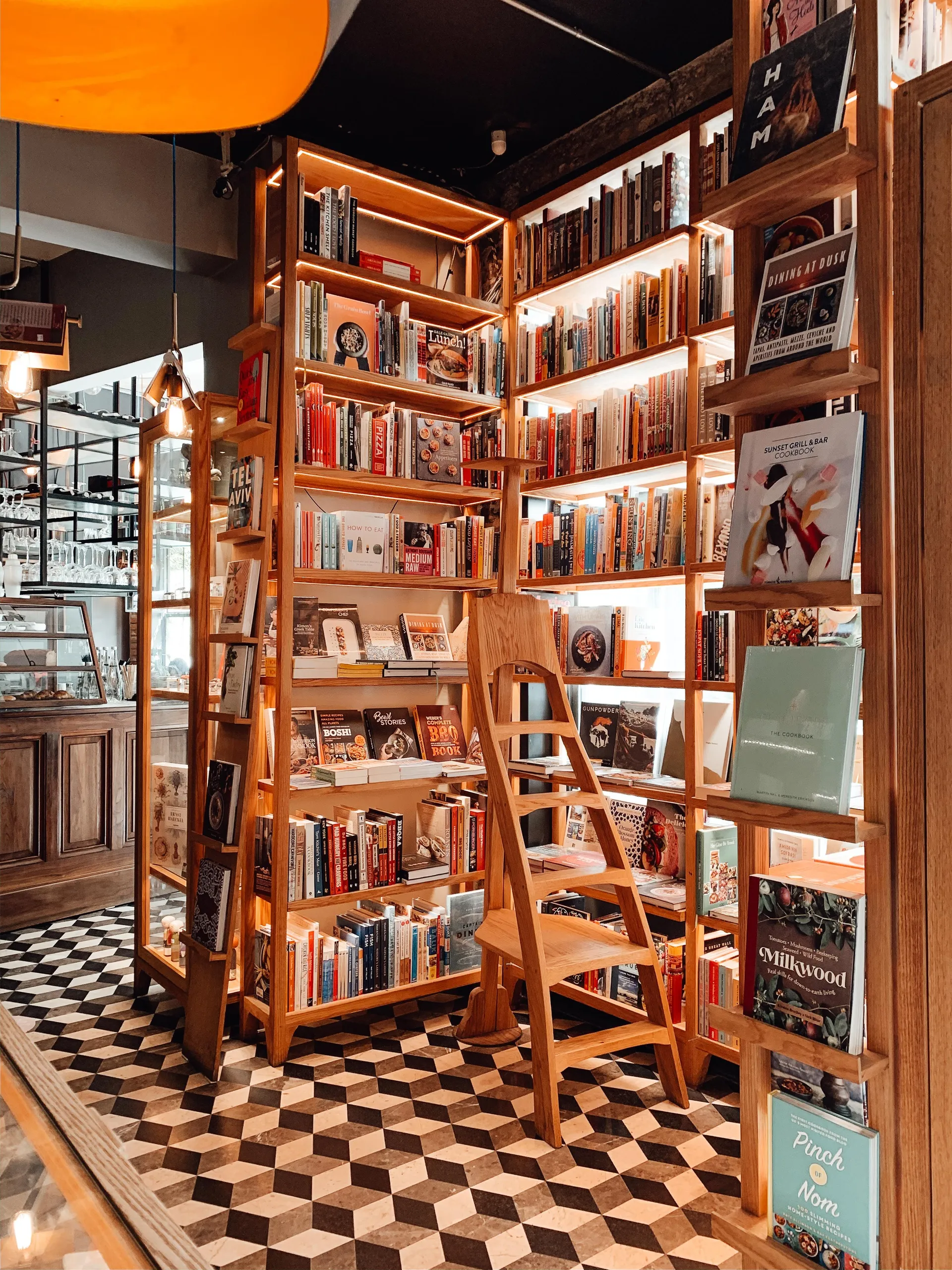 Cozy bookstore interior